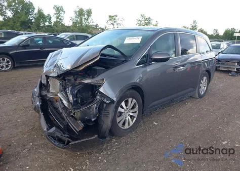 2015 Honda Odyssey Ex-L z USA, uszkodzony, nr VIN 5FNRL5H6XFB037491
